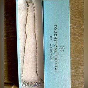 Touchstone Crystal by Swarovski Necklace Marquis 1449N 15 - 18" In Box